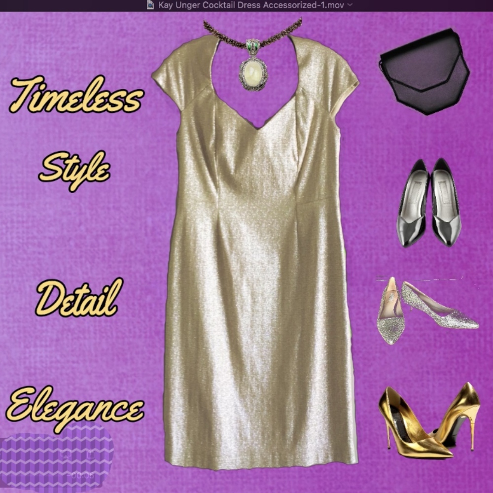 Dress for the Holidays in Kay Unger